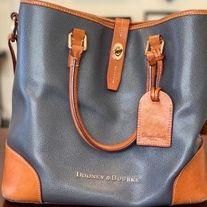 Dooney & Bourke large leather bucket bag